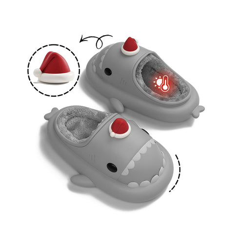 Sharkicks Basic - Mùa Đông, Dép Cá Mập Ông già Noel, Hở Gót